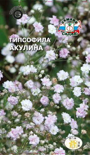 Семена цветов - Гипсофила Акулина  0,1 гр.